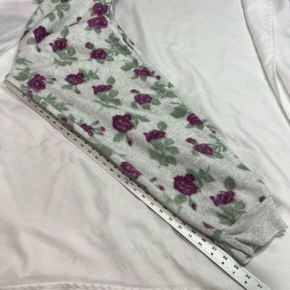 Victoria’s Secret Country Gray Purple Floral One Piece Soft Pajamas - Picture 9 of 9